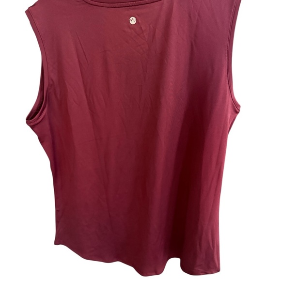 Vibrant Red Sleeveless Muscle Tee - Picture 5 of 5
